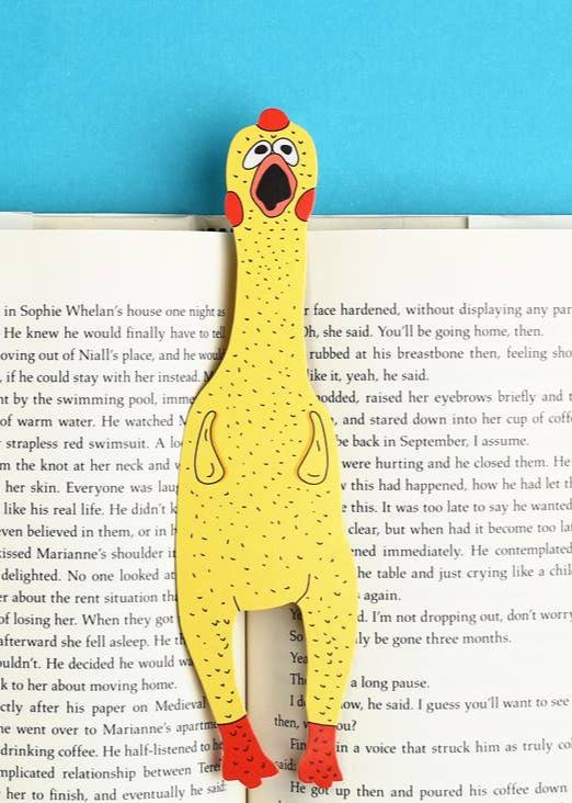 RUBBER CHICKEN BOOKMARK