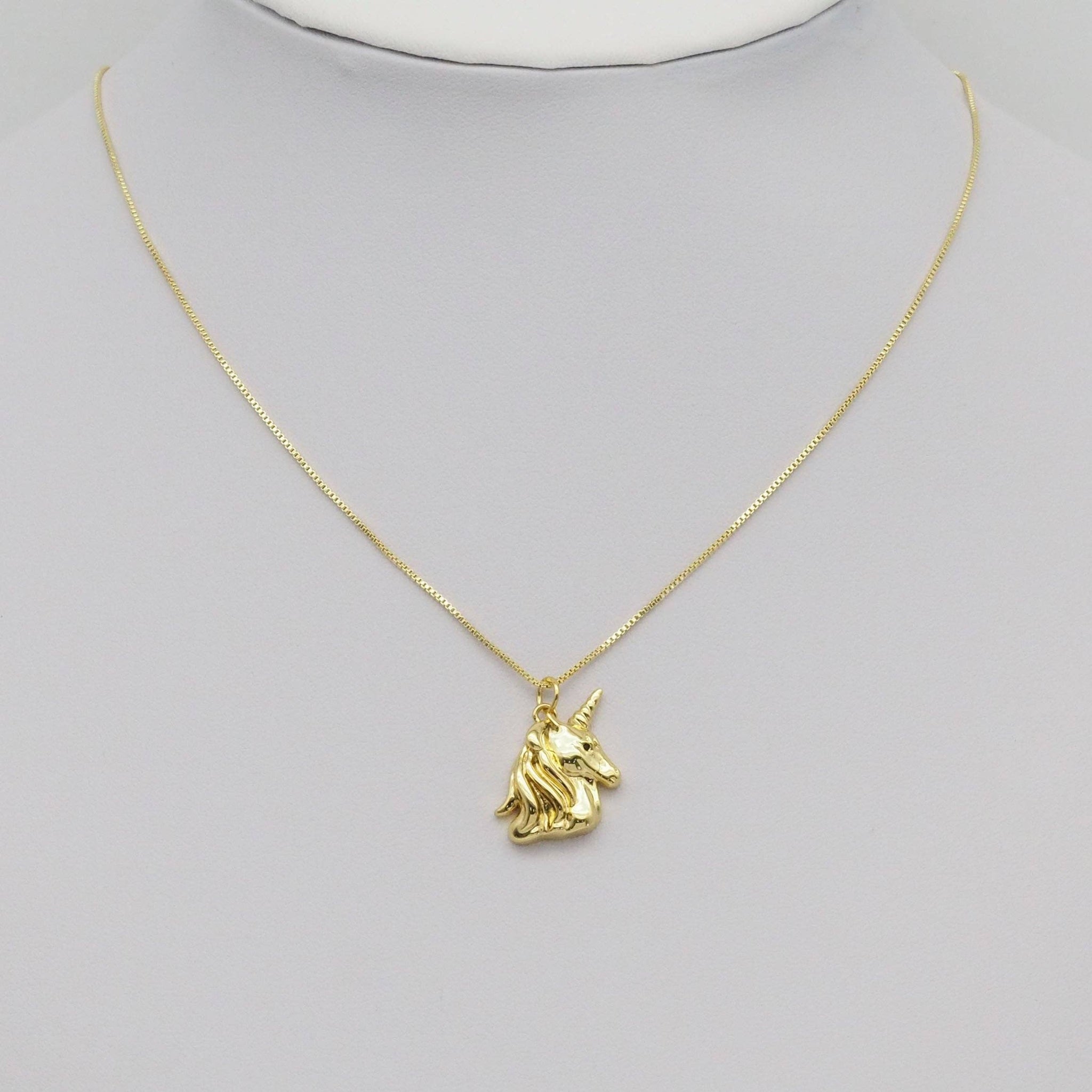GOLD UNICORN CHARM