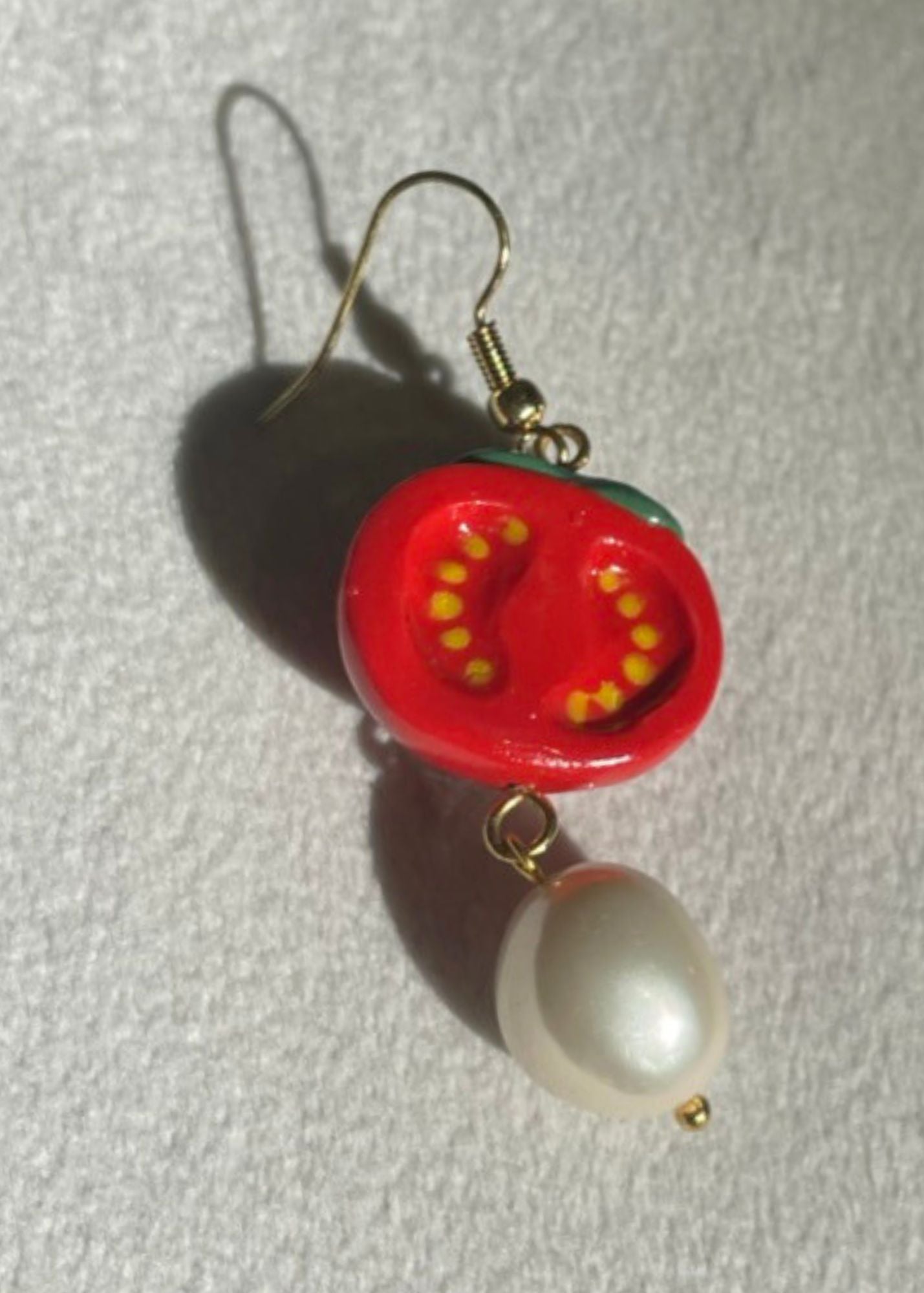 POMODORO PEARL DROP EARRINGS