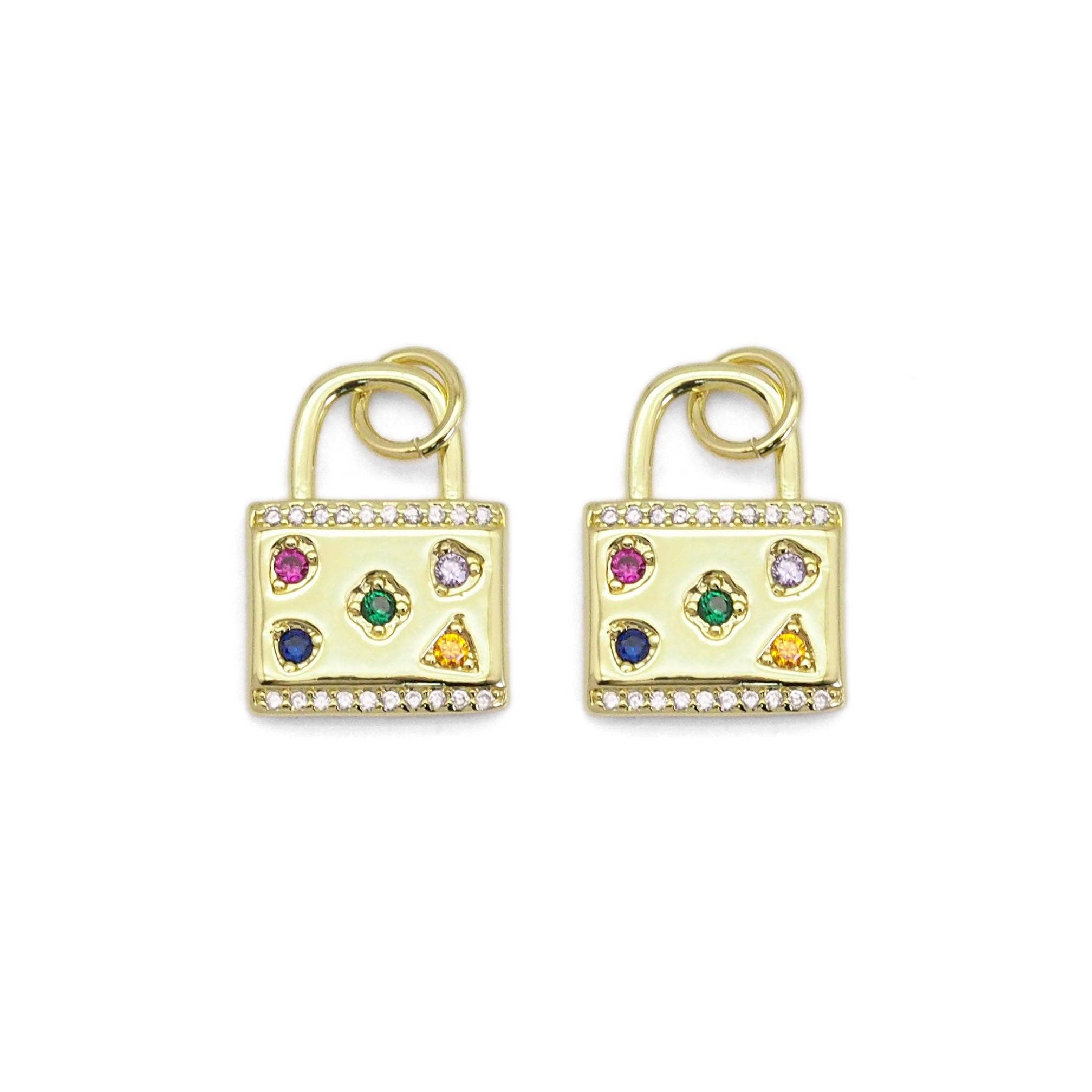 GOLD LOCK COLORFUL CHARM