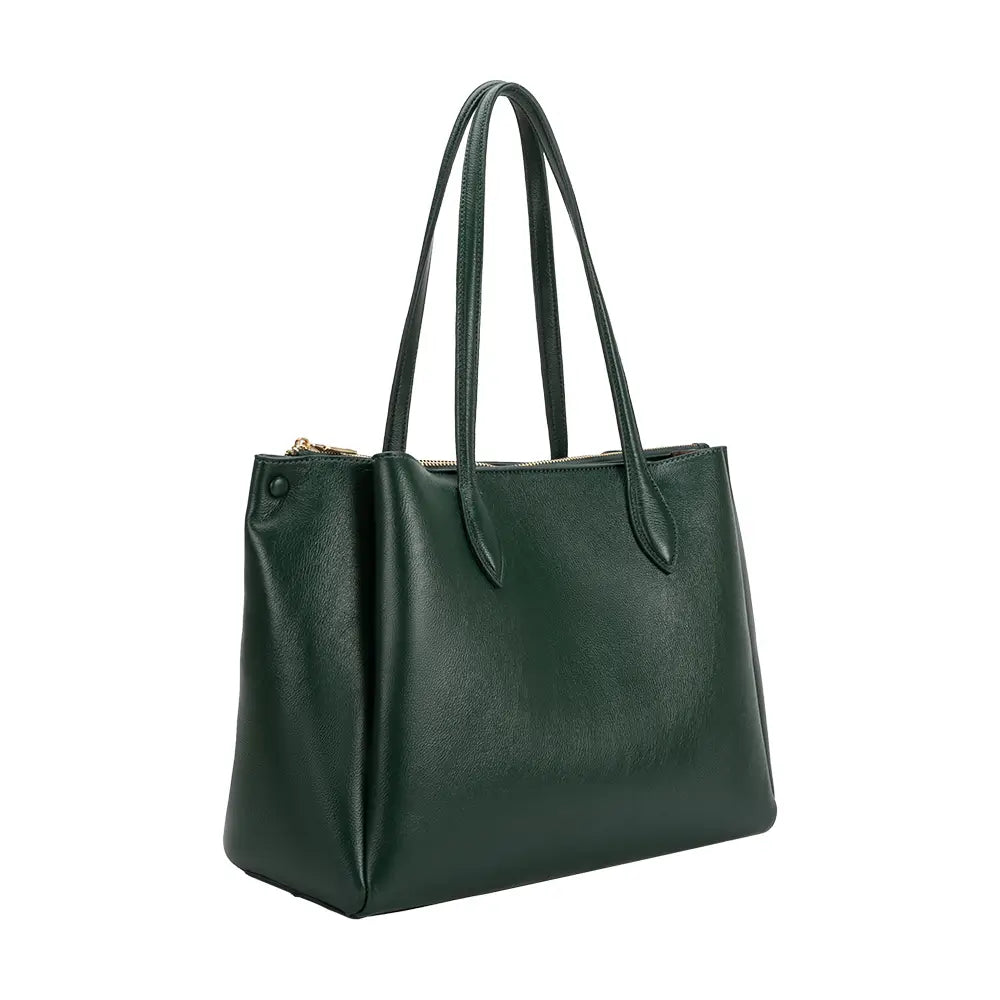 GEORGI VEGAN LEATHER SHOULDER BAG