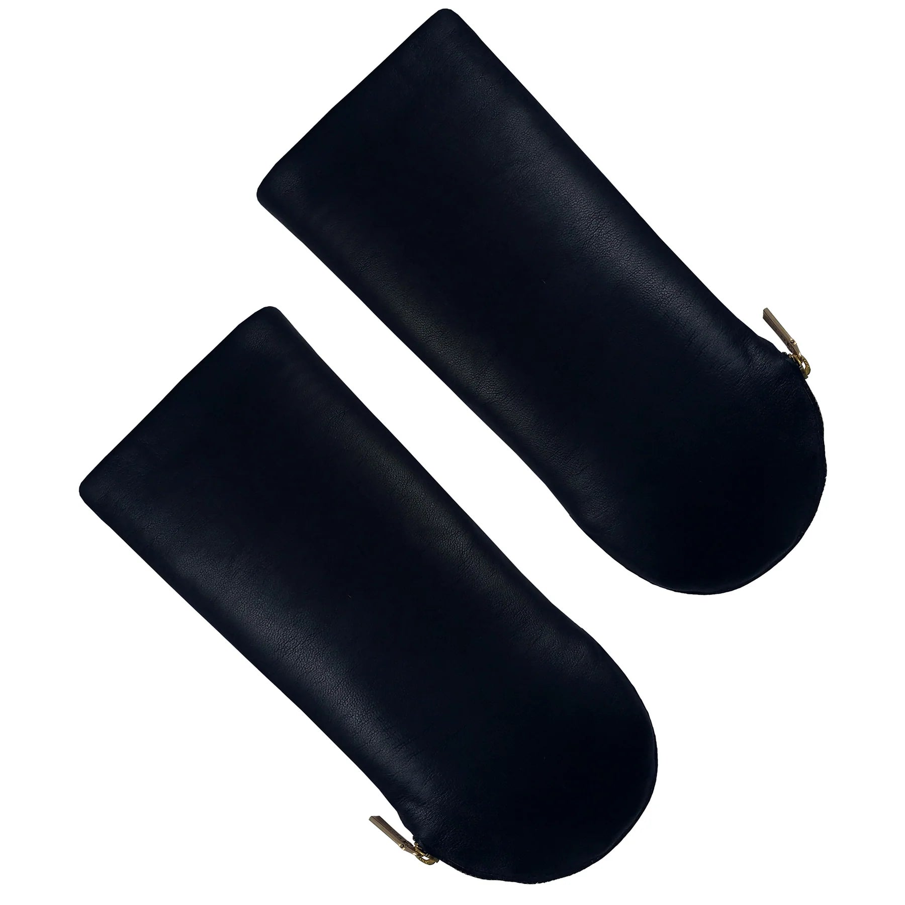 ARISTIDE BLACK & IVORY UNZIP MITTENS