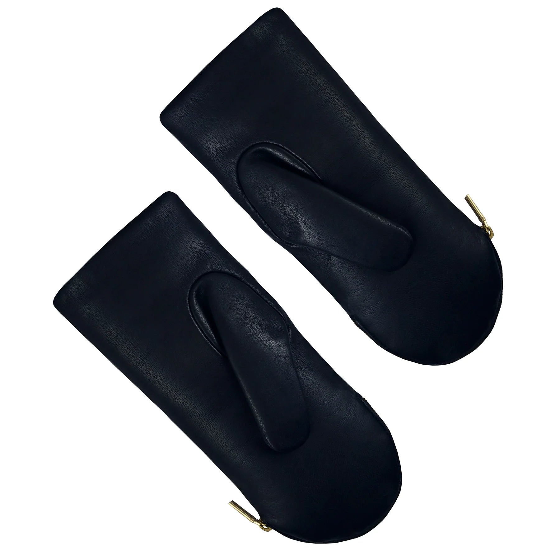 ARISTIDE BLACK & IVORY UNZIP MITTENS