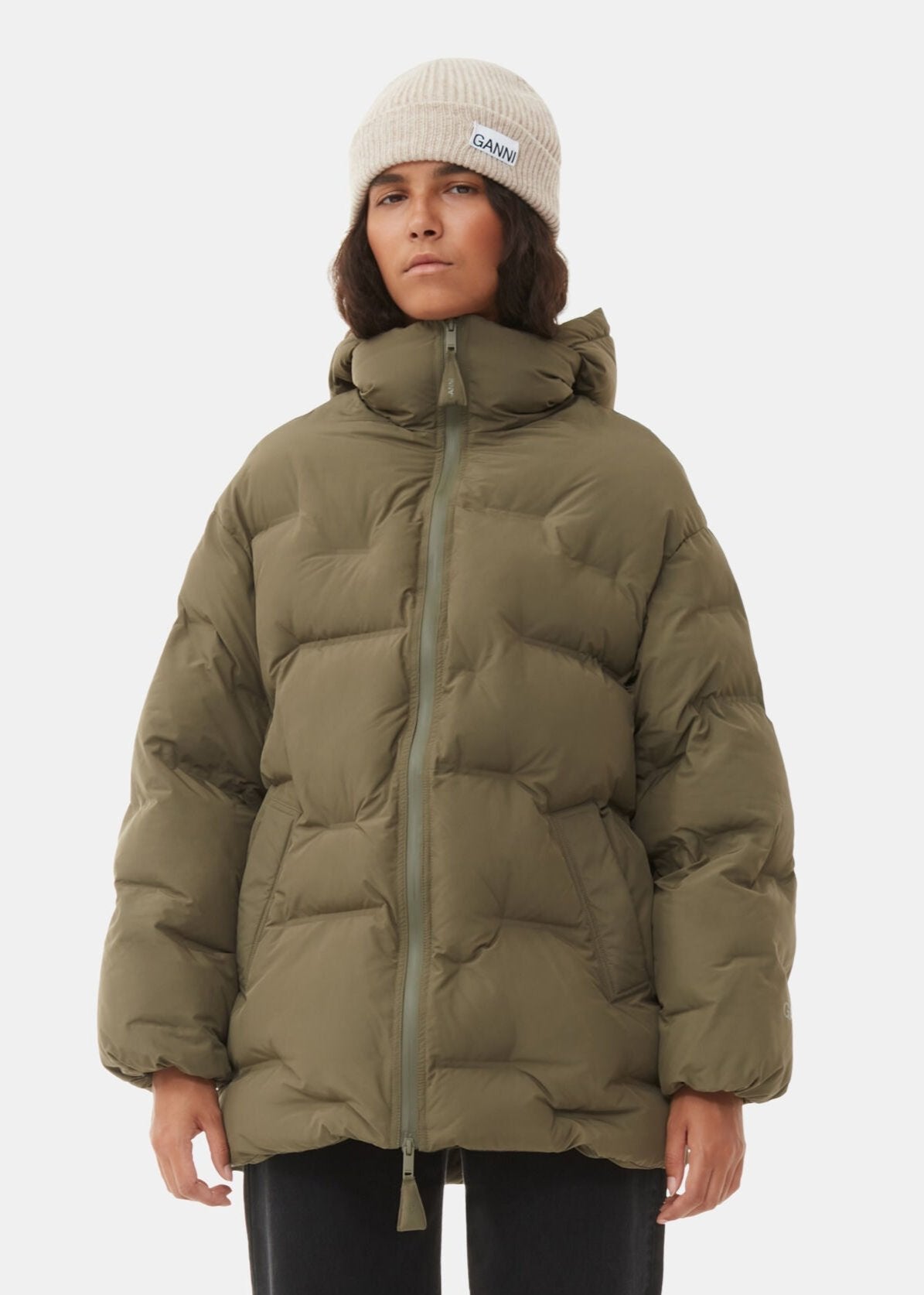 GANNI STRUCTURED RIB BEANIE – Interwoven