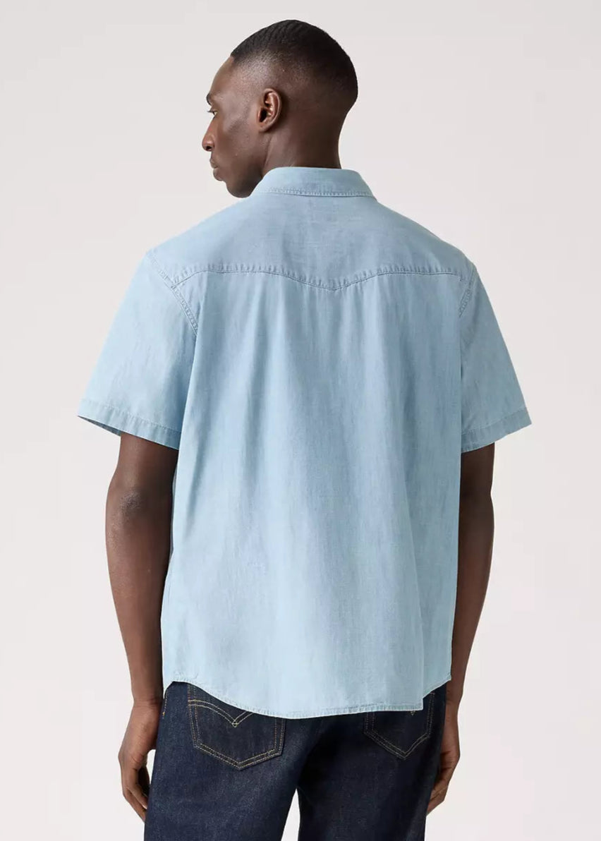 MEN'S RELAXED FIT WESTERN S/S BUTTON DOWN