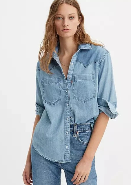 LEVI'S TEDDIE DENIM SHIRT