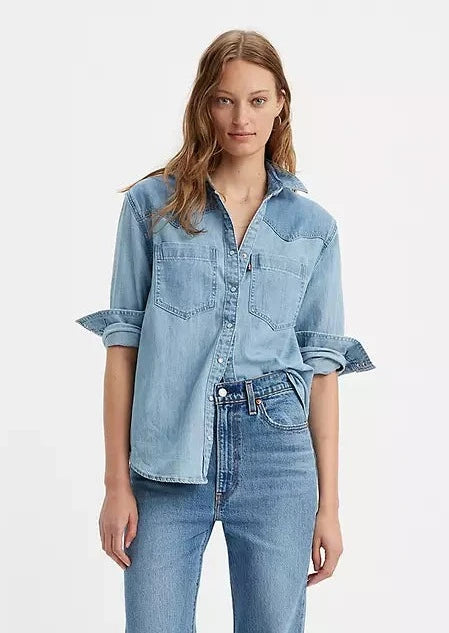 LEVI'S TEDDIE DENIM SHIRT