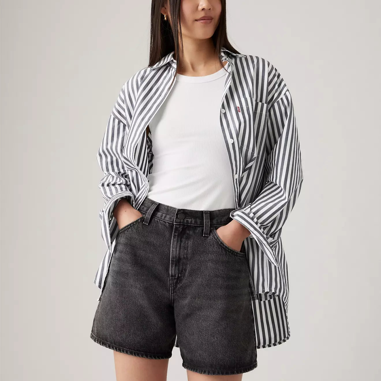 WATT HI-RISE COTTON BAGGY SHORT