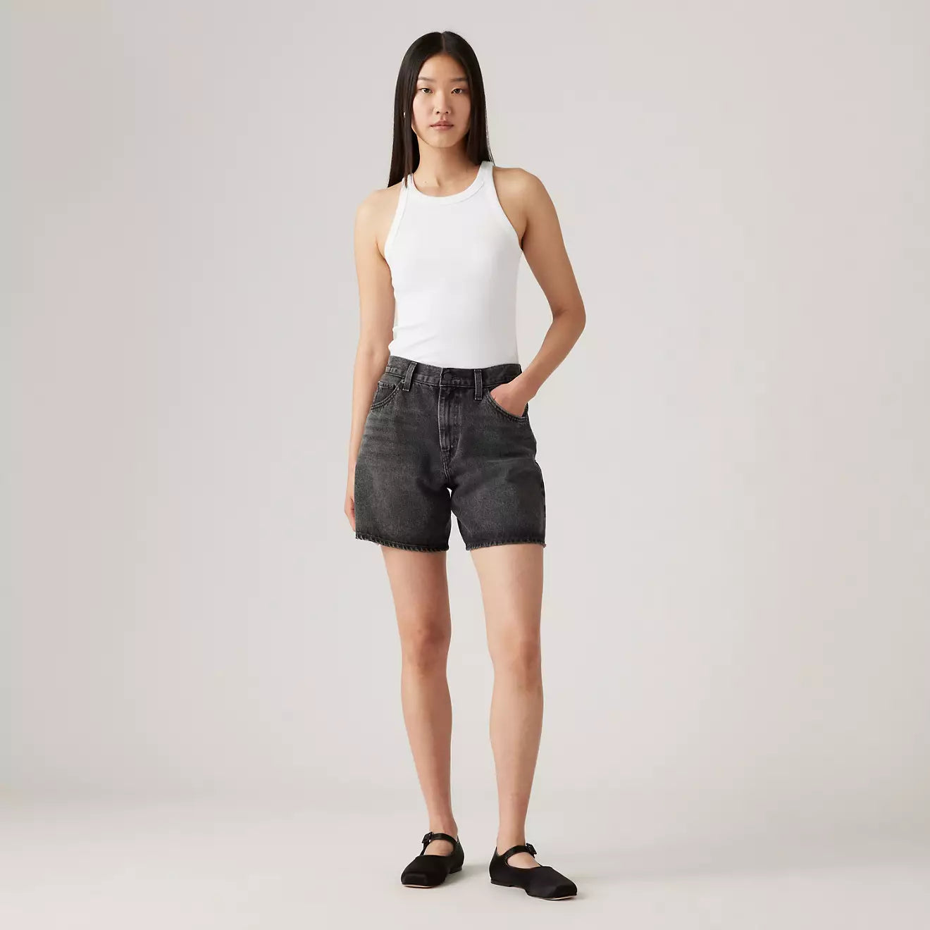 WATT HI-RISE COTTON BAGGY SHORT