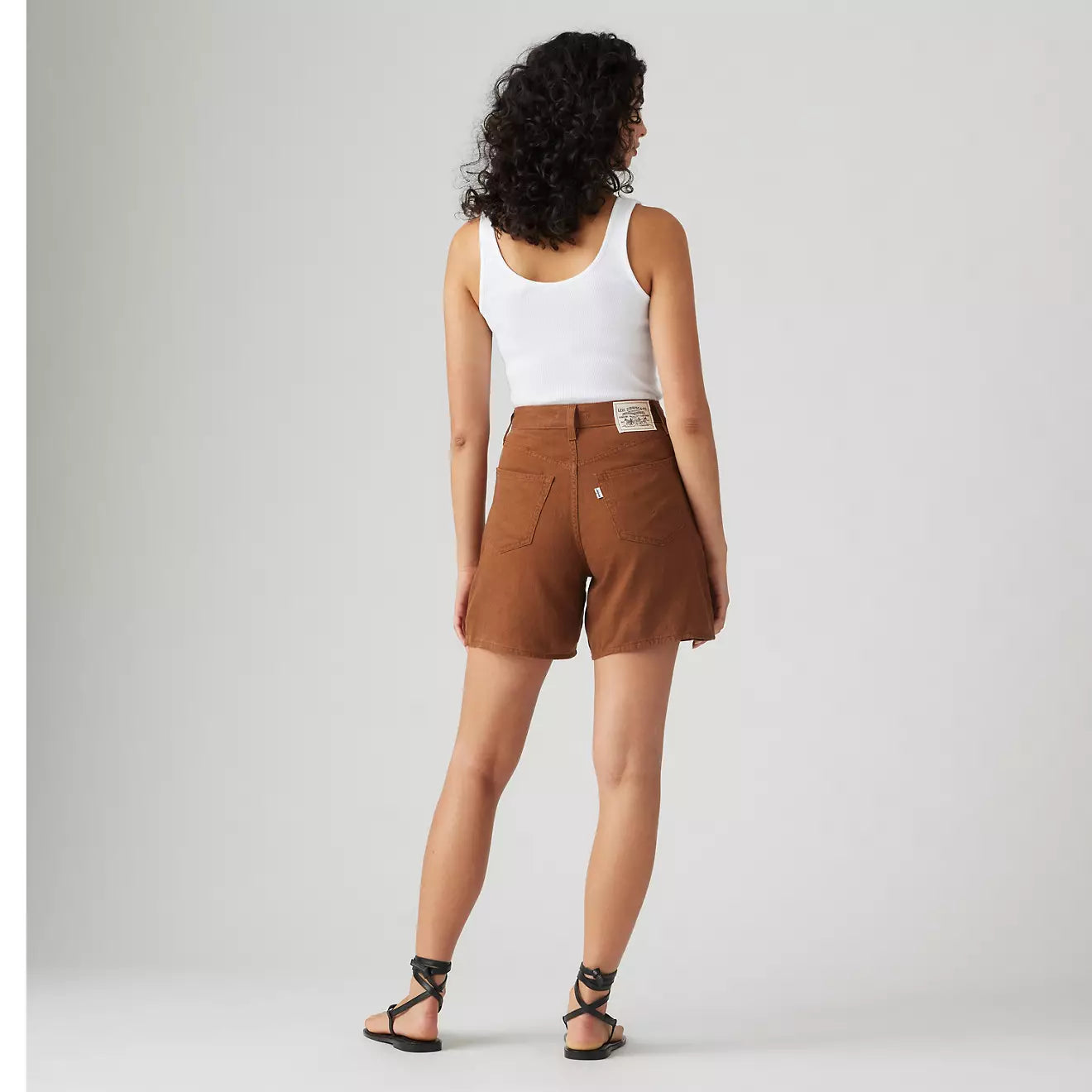 SORREL HI-RISE LINEN BAGGY SHORT
