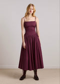 DAMSON MADDER ANGELINA SATIN DRESS
