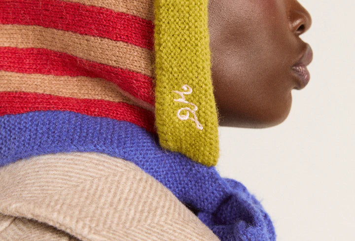 DAMSON MADDER STRIPED BONNET