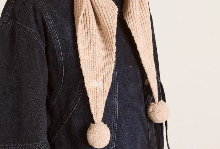 DAMSON MADDER TIE FRONT HOOD