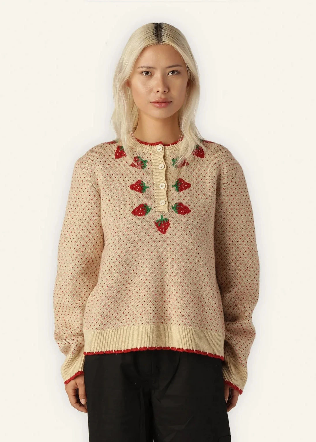 HELMSTEDT ALLIE STRAWBERRY SWEATER