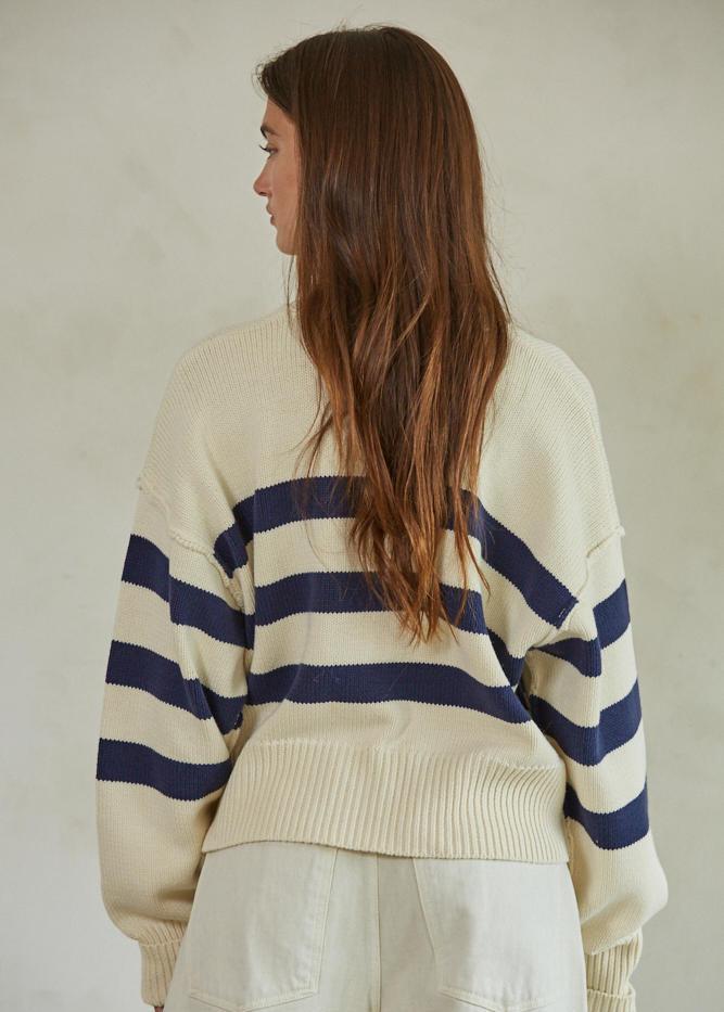 IRENE STRIPE CARDIGAN