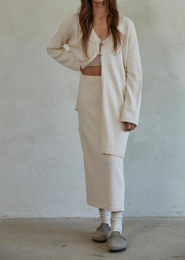 AYLA KNIT OVERSIZED CARDIGAN