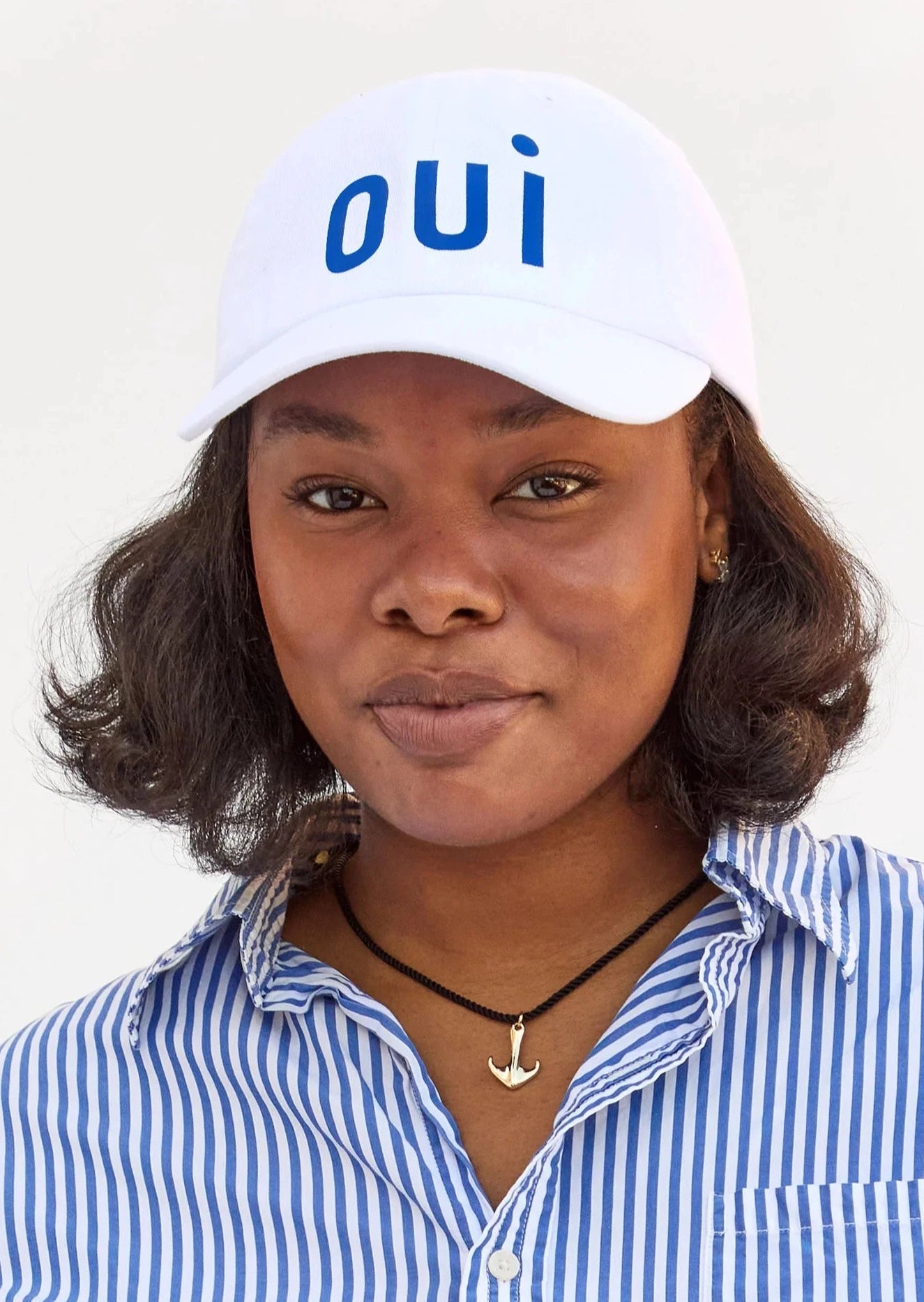 CLARE V. OUI BASEBALL HAT