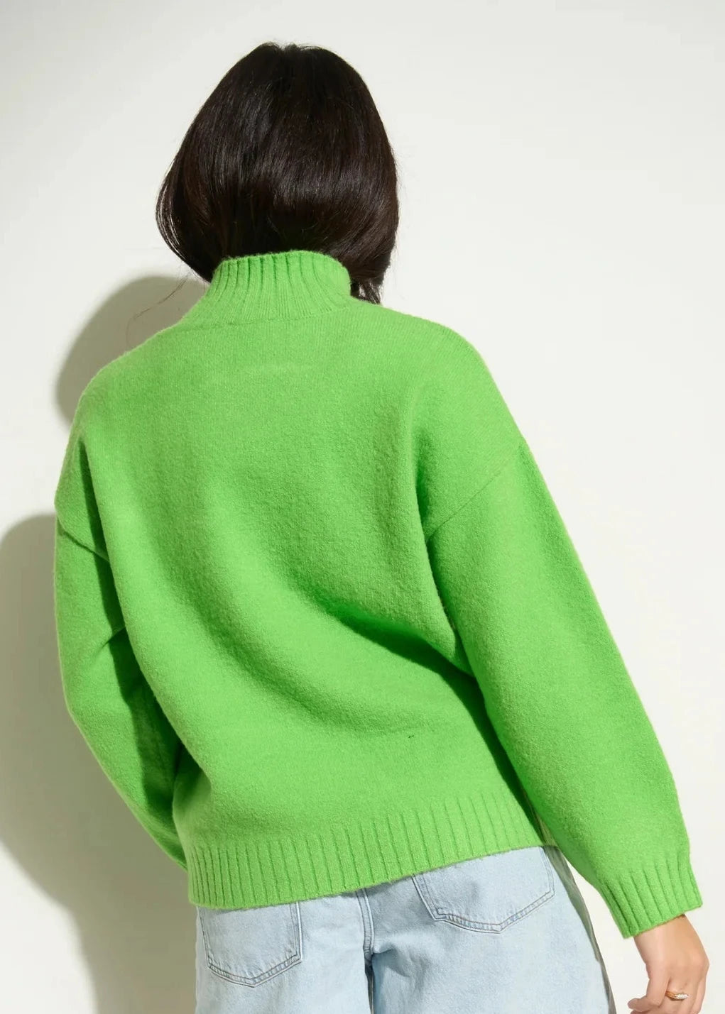 BARRI OVERSIZED KNIT TURTLENECK