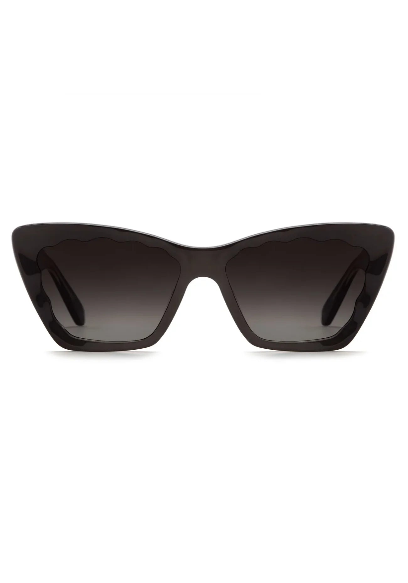 KREWE BRIGITTE BLACK CRYSTAL SUNGLASSES