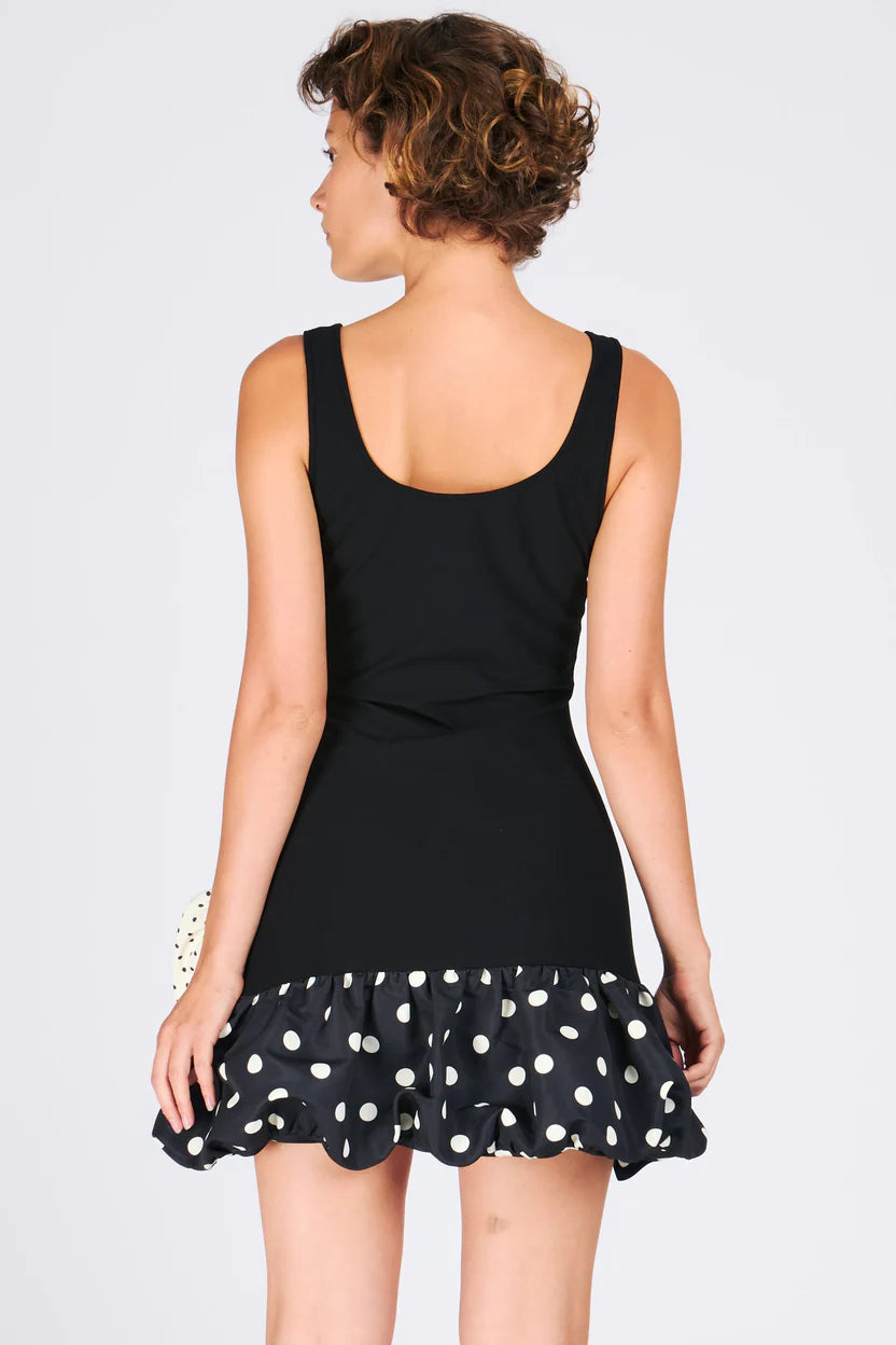 RACHEL ANTONOFF POLKA DOT PARTY MINI-DRESS