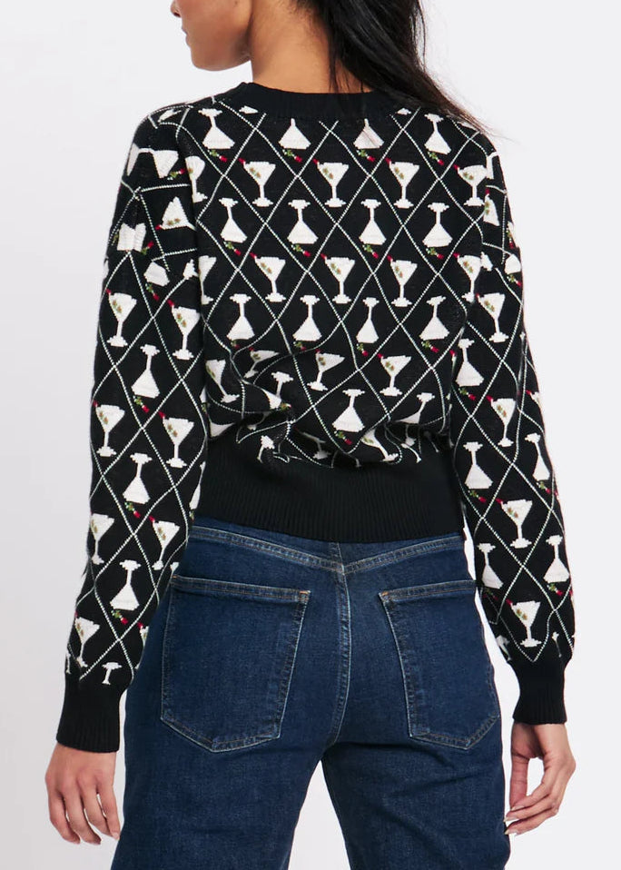 RACHEL ANTONOFF MINI MARTINIS CARDIGAN