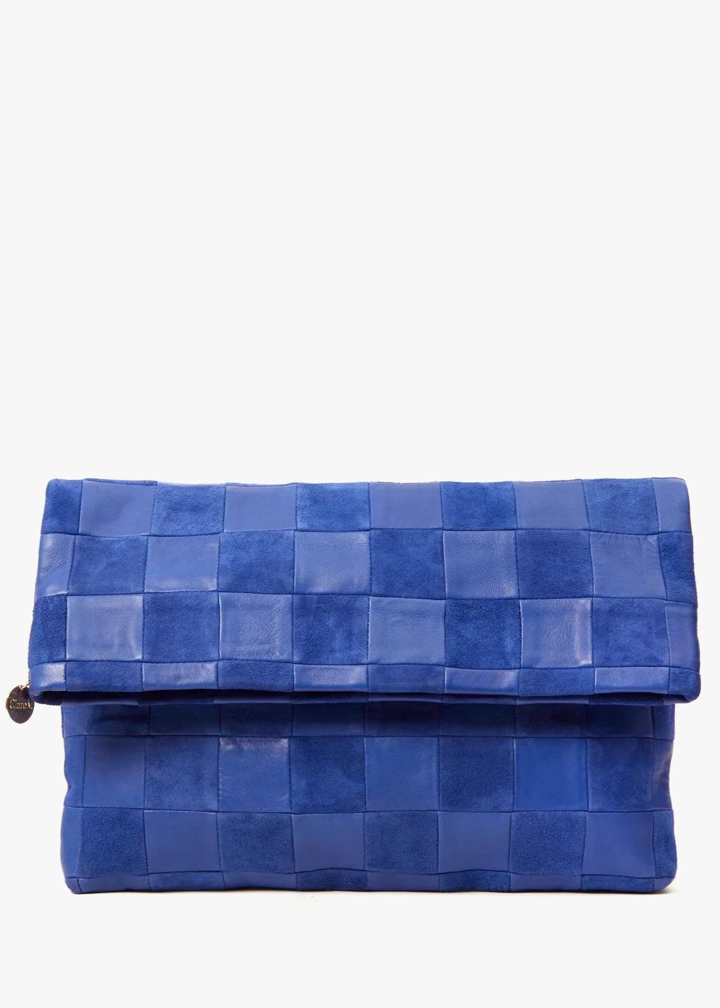 CLARE V. CARRYALL CLUTCH WITH TABS