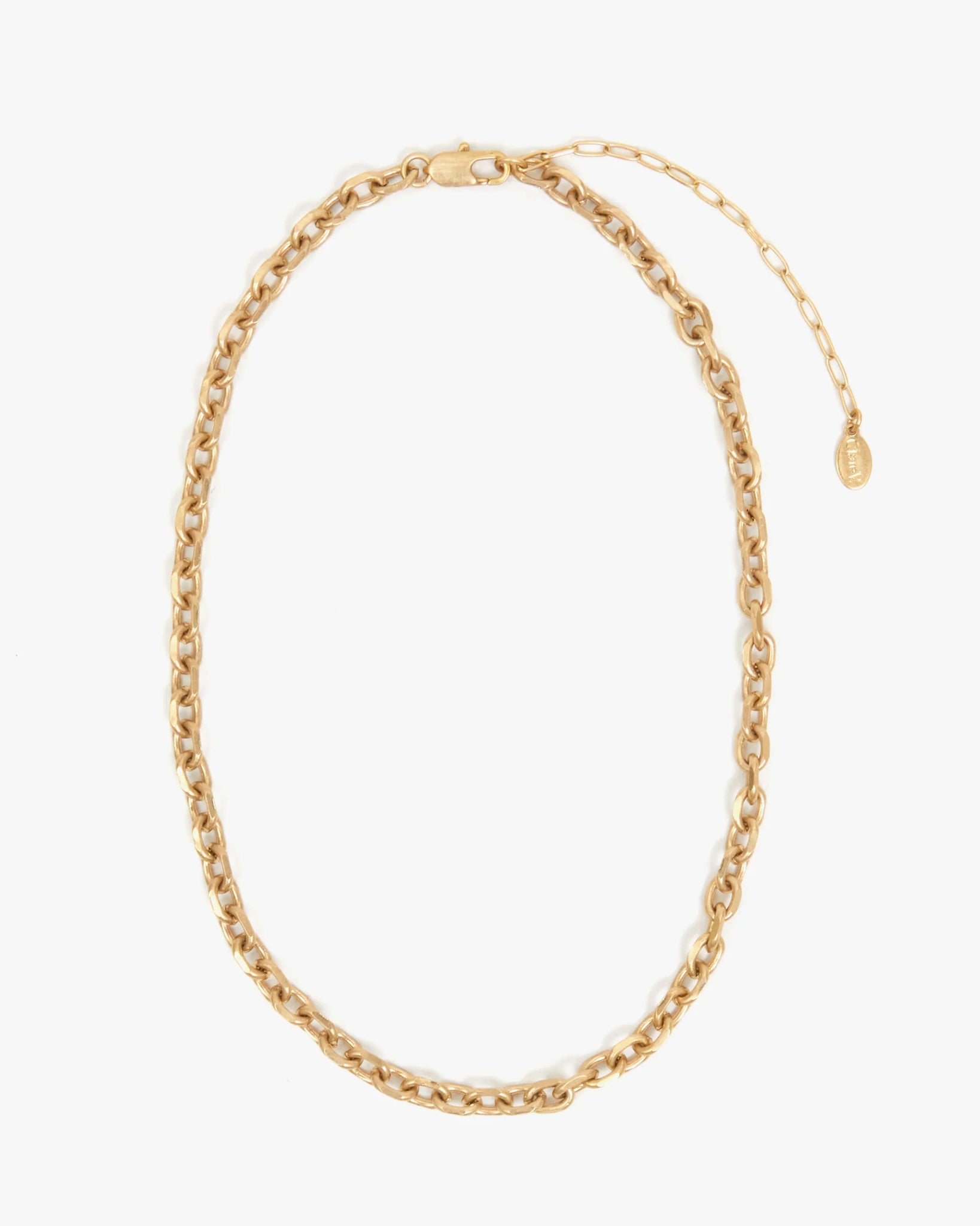 CHAIN 30: CLARE V. VINTAGE GOLD CHARM CHAIN NECKLACE