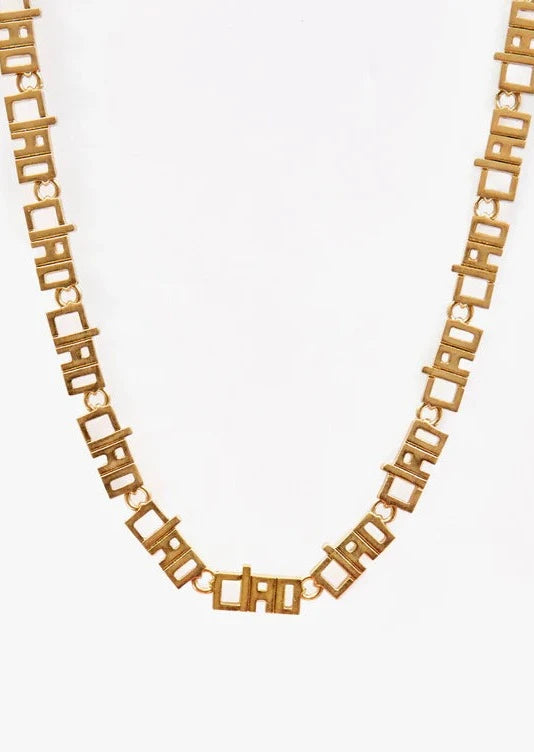 CLARE V. CIAO CHAIN NECKLACE