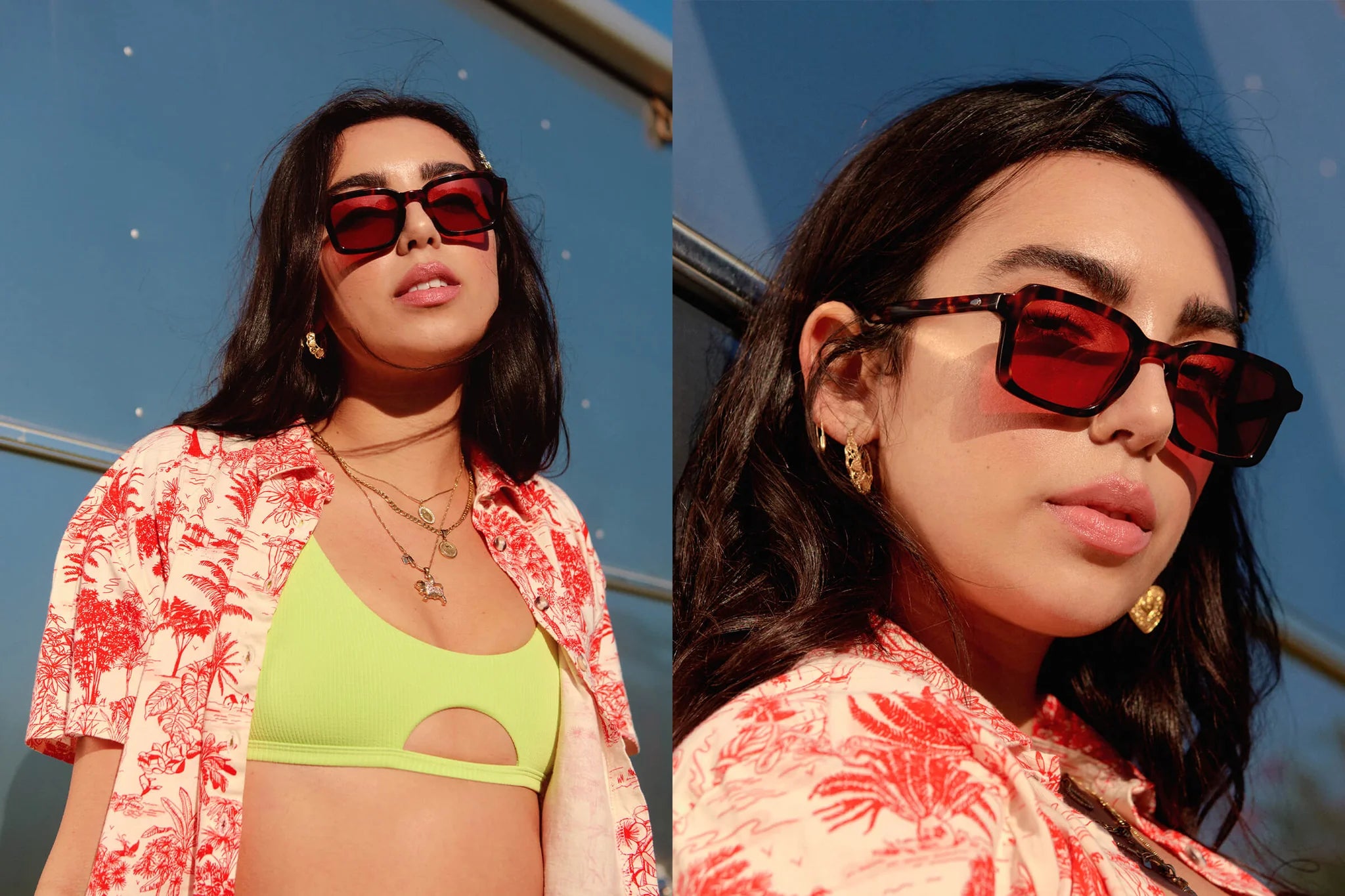 CRAP EYEWEAR THE HEAVY TROPIX SUNGLASSES