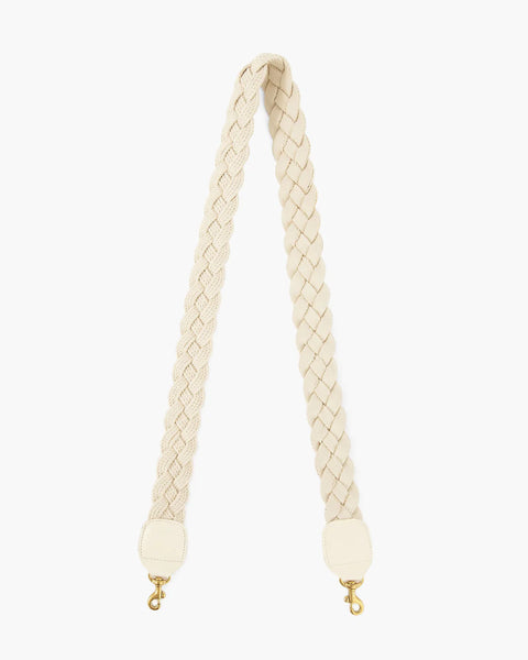 CLARE V. BRAIDED ROPE STRAP