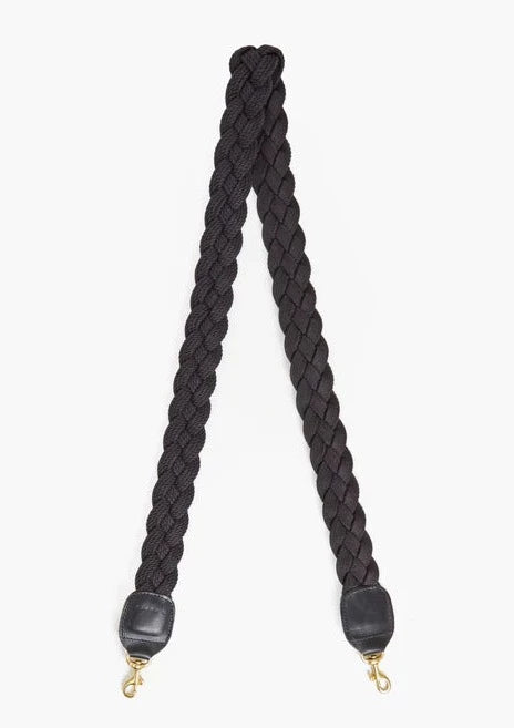 CLARE V. BRAIDED ROPE STRAP