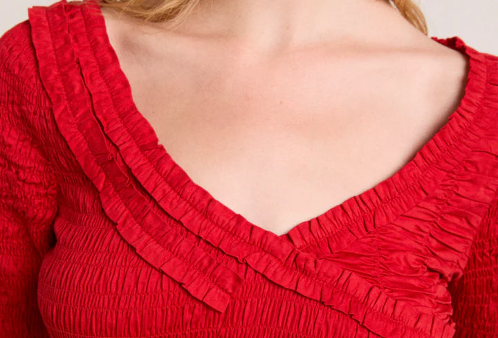 DAMSON MADDER SURI SATIN BLOUSE