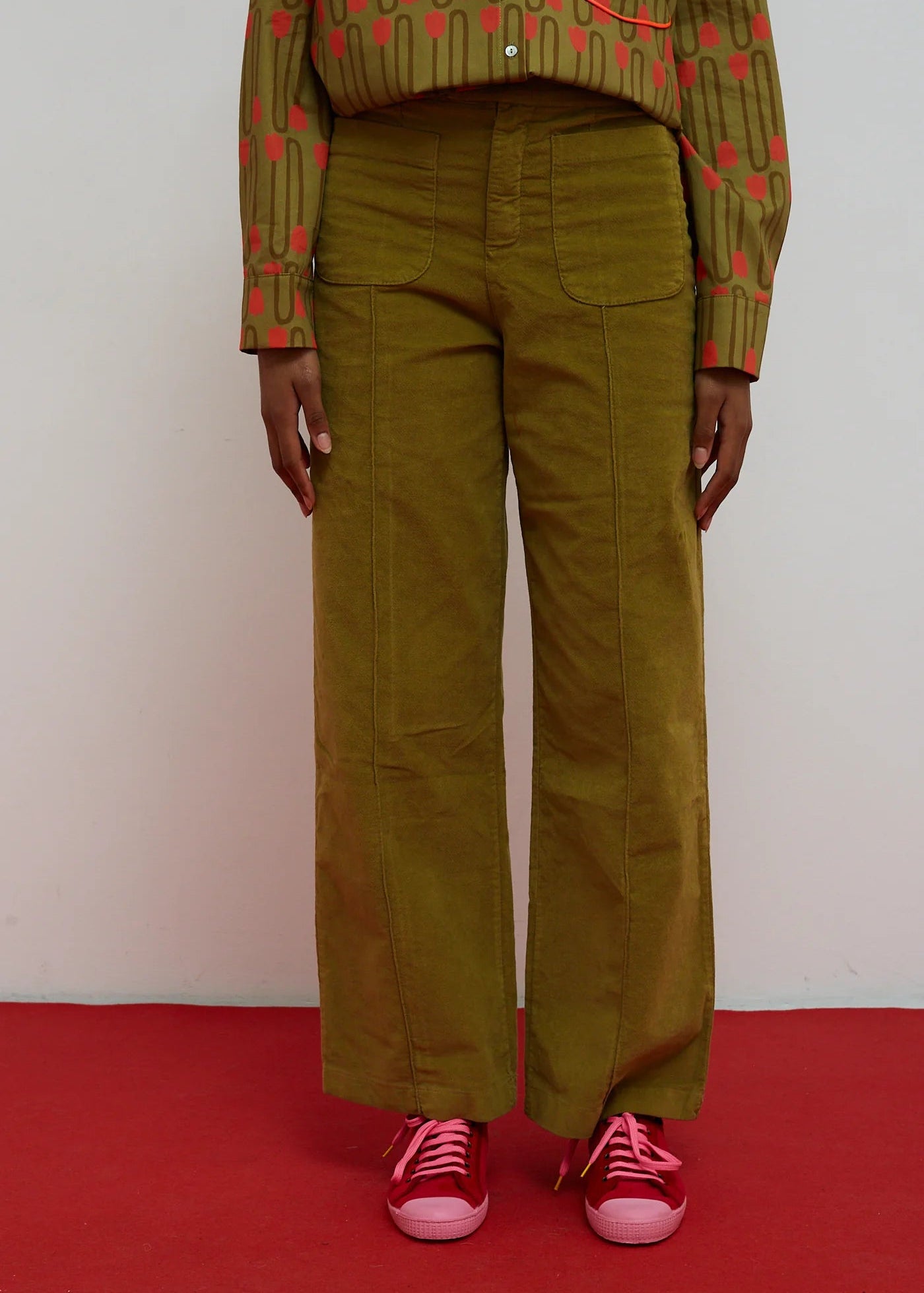 DESTINY VELVET TROUSERS