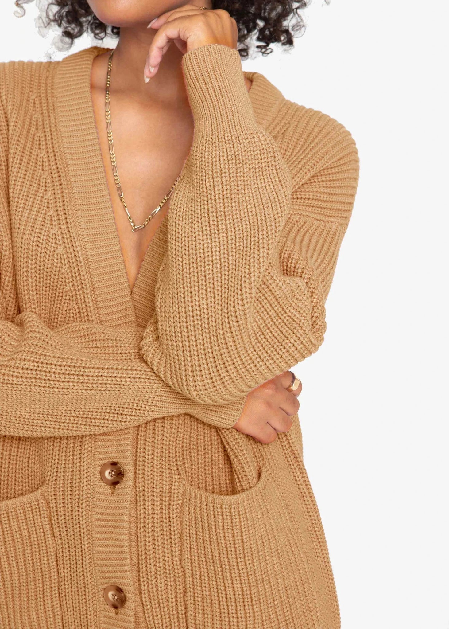 CARRIE CLASSIC KNIT CARDIGAN