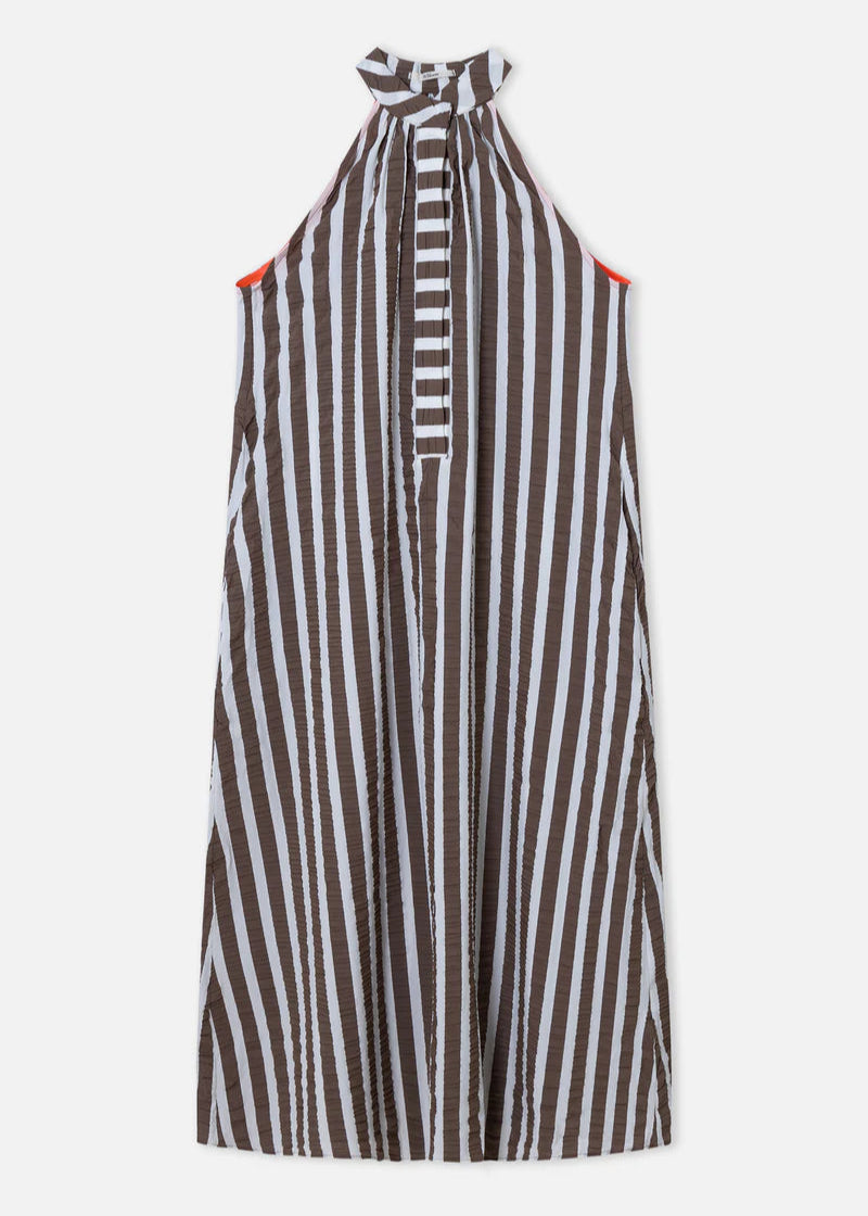 CAPRI STRIPED MAXI DRESS