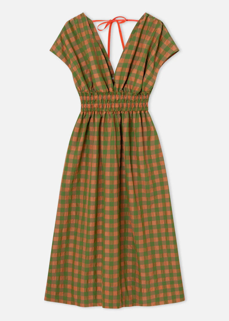 PIPER GINGHAM MAXI DRESS