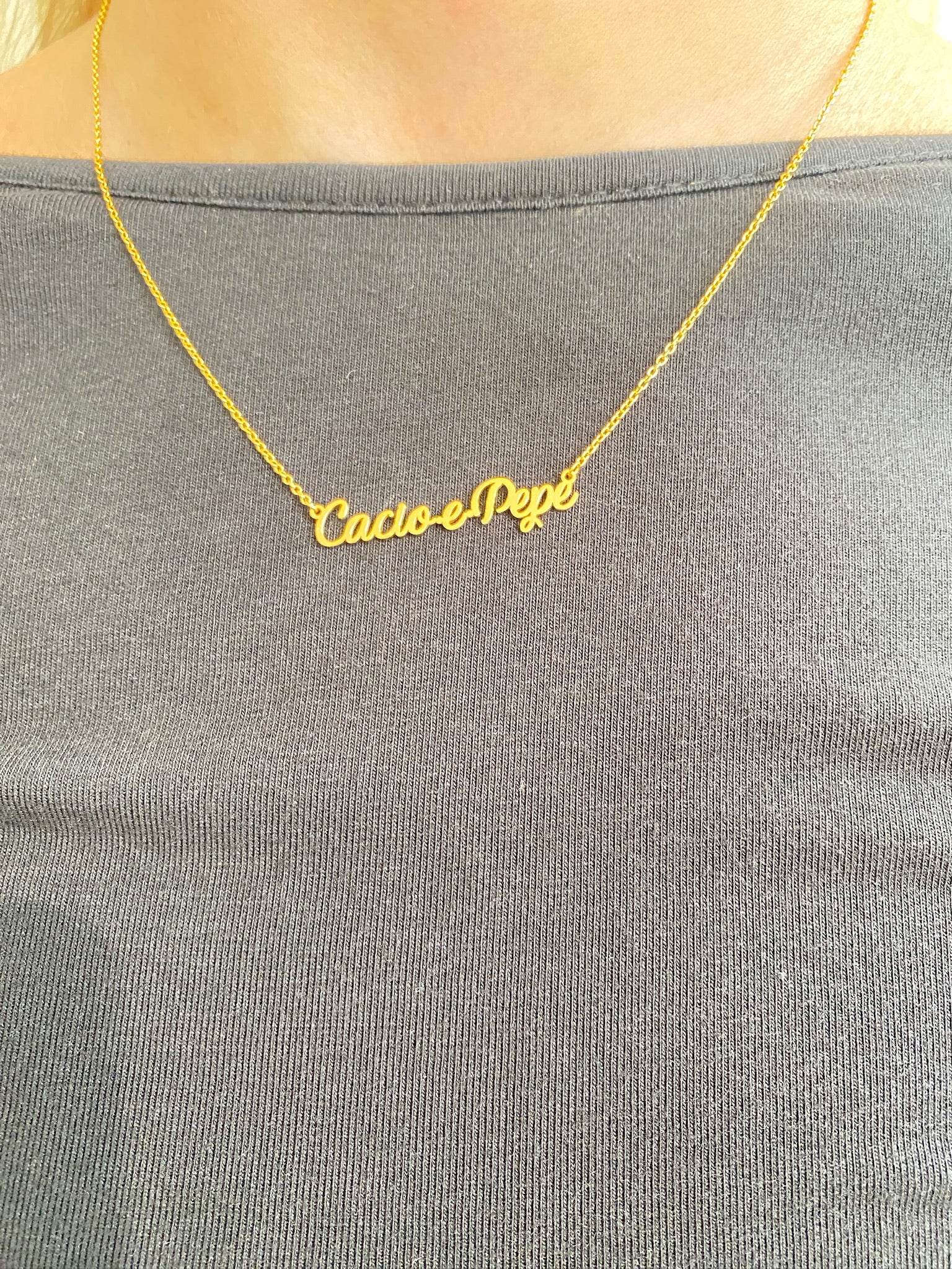 CACIO é PEPE NECKLACE