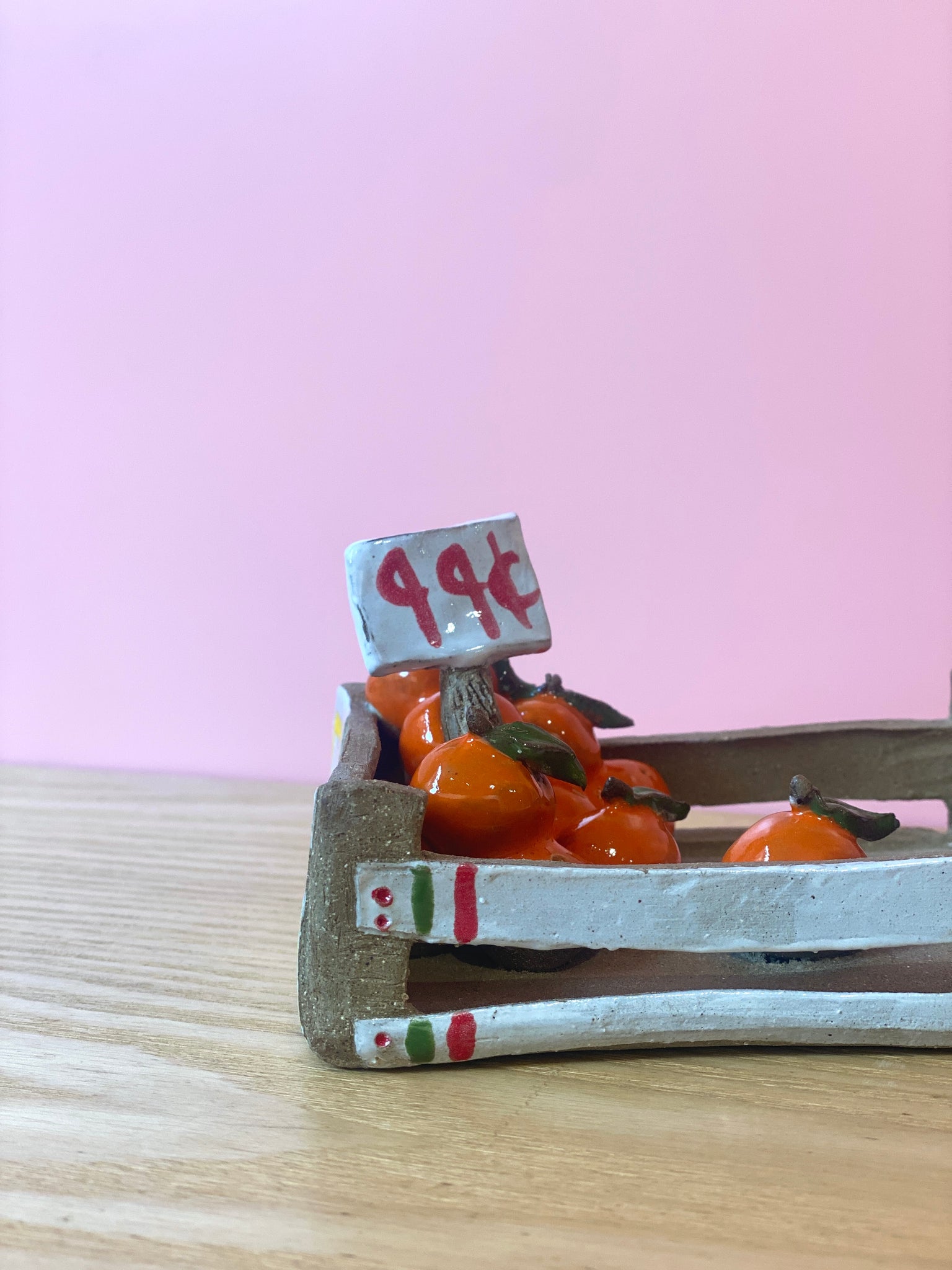 DINICOLA CERAMICS FARMER'S MARKET INCENSE HOLDER
