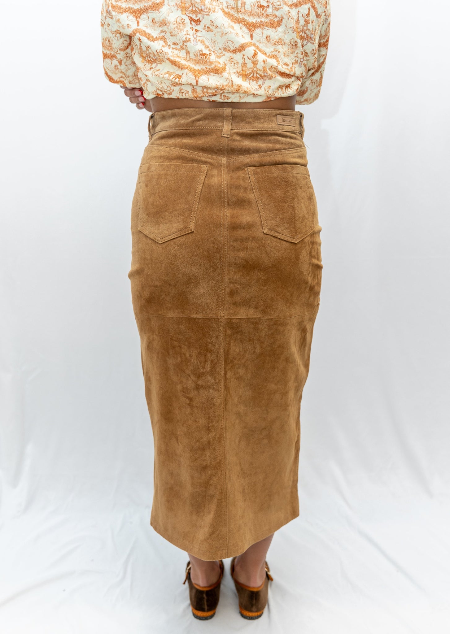 MARIA SUEDE SKIRT