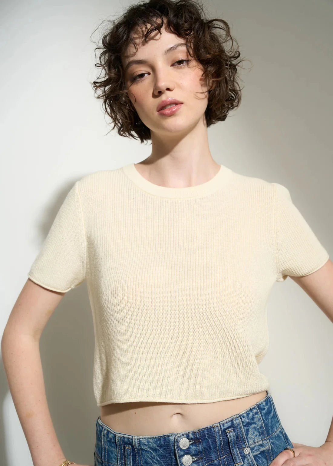 LAUREL KNIT TEE