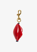 CLARE V. LIPS KEY FOB/BAG CHARM