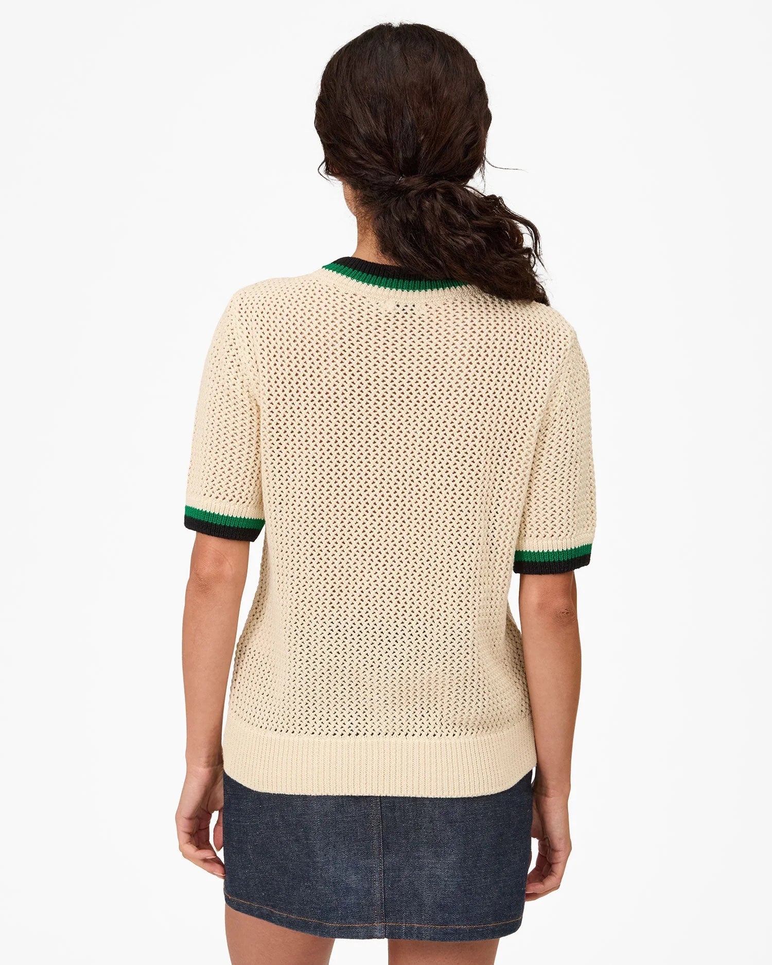 CLARE V. LE VIBE KNIT TEE