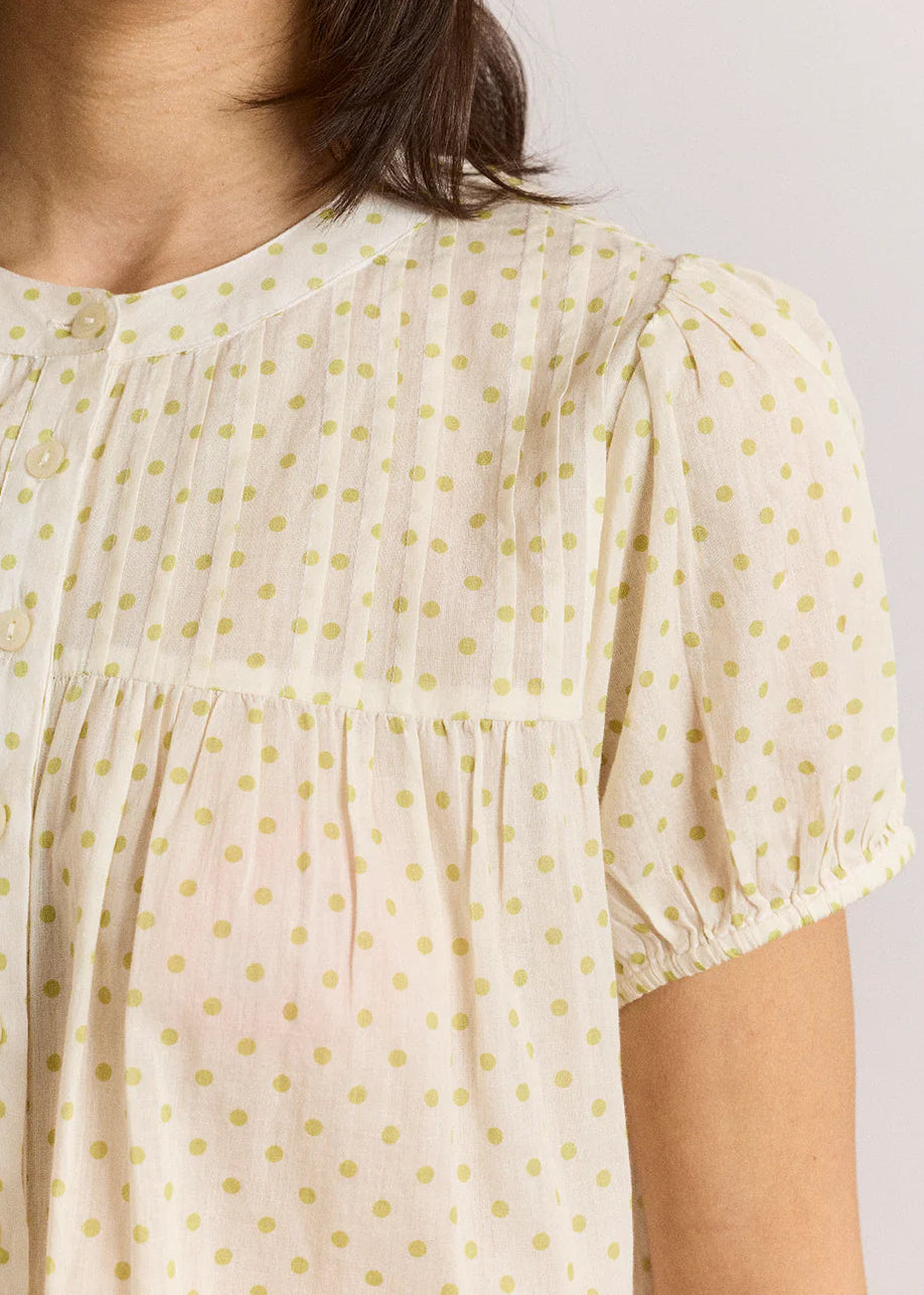 DAMSON MADDER LEISURE DOTTED TOP Interwoven DAMSON MADDER LEISURE DOTTED TOP Interwoven
