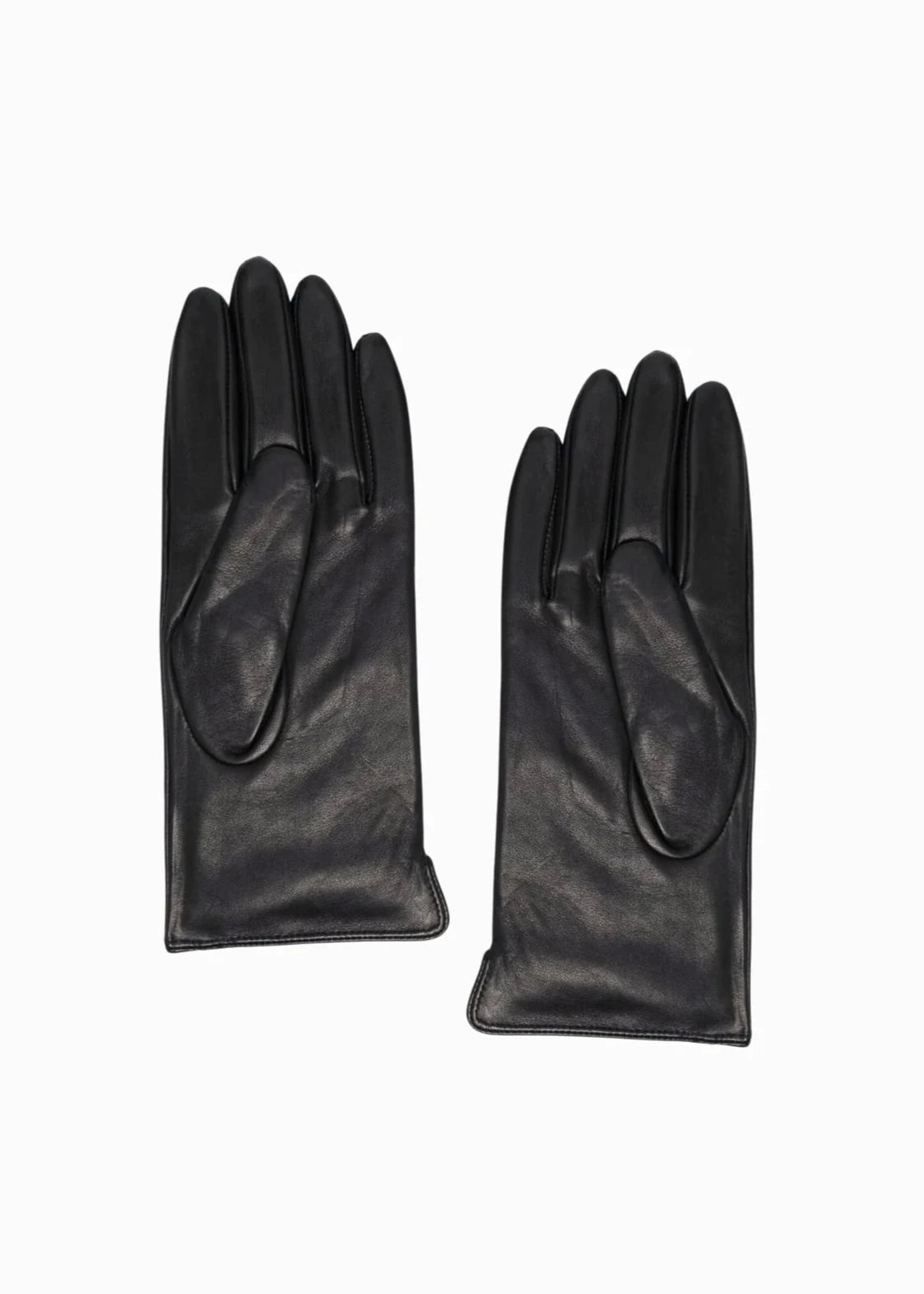 ALLINA BOW FAUX LEATHER GLOVES