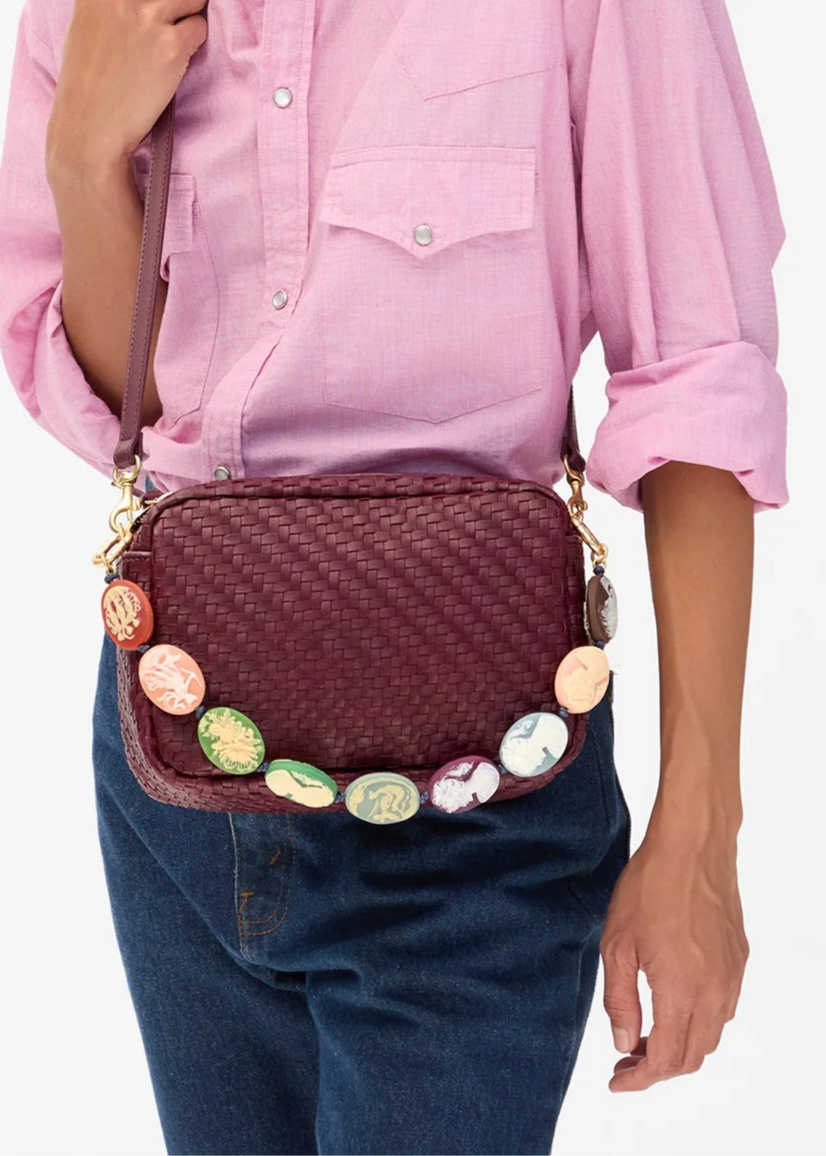 CLARE V. CAMEO SHORTIE BAG STRAP