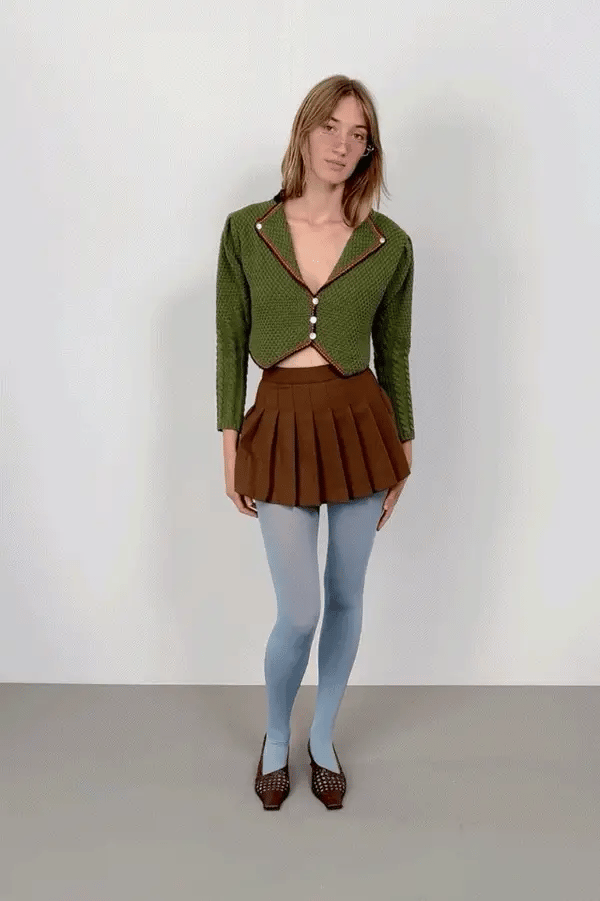 F.B.C. MOSS GREEN CARDIGAN