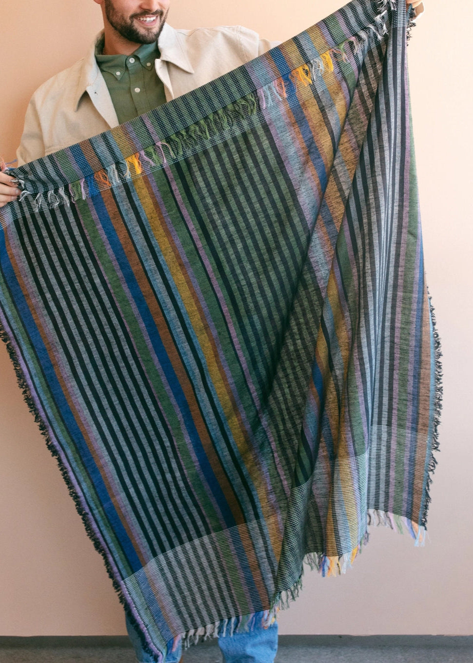 LAST CHANCE TEXTILES OLEMA NIGHT MEADOW COWBOY SCARF