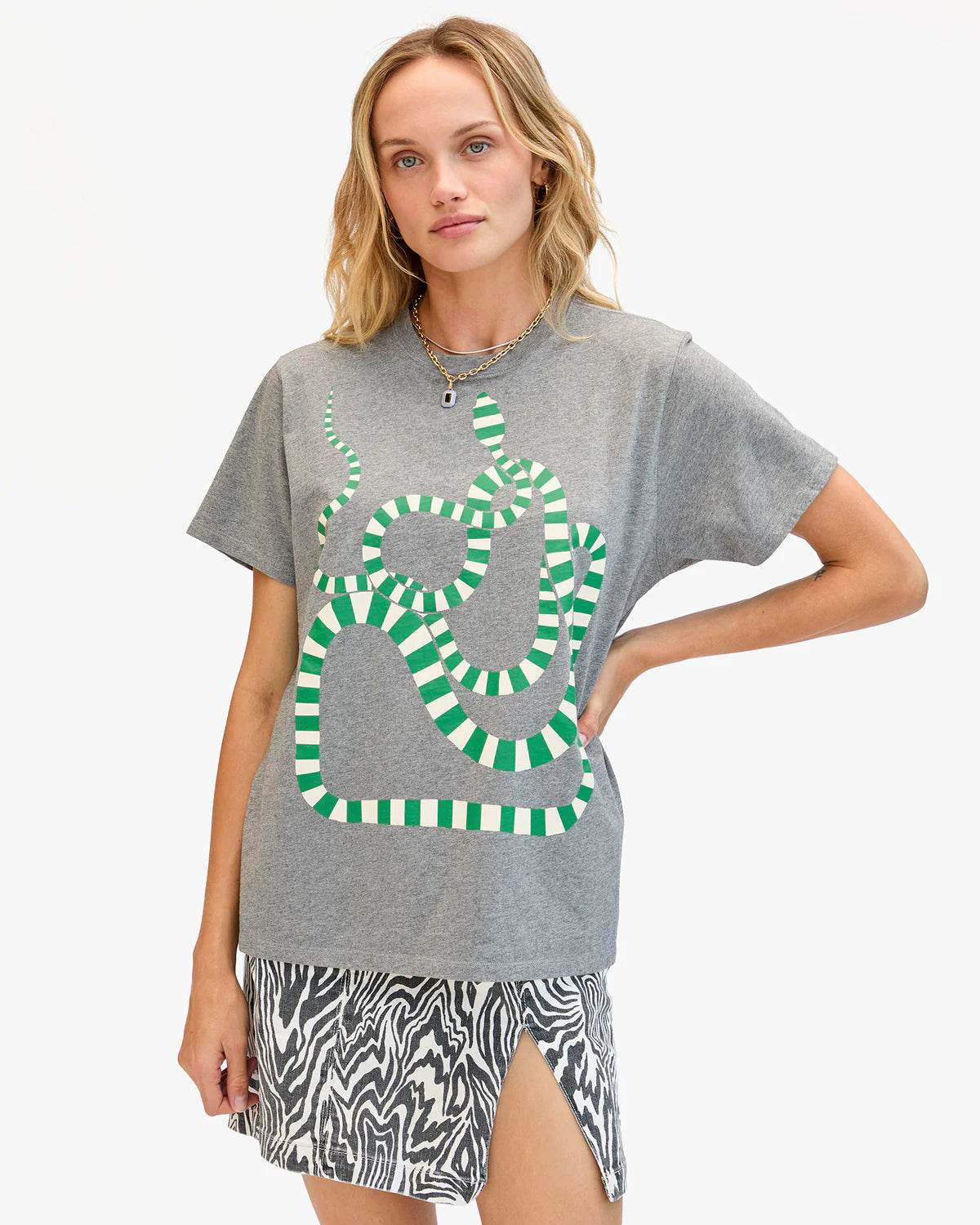 CLARE V. ORIGINAL SNAKE TEE
