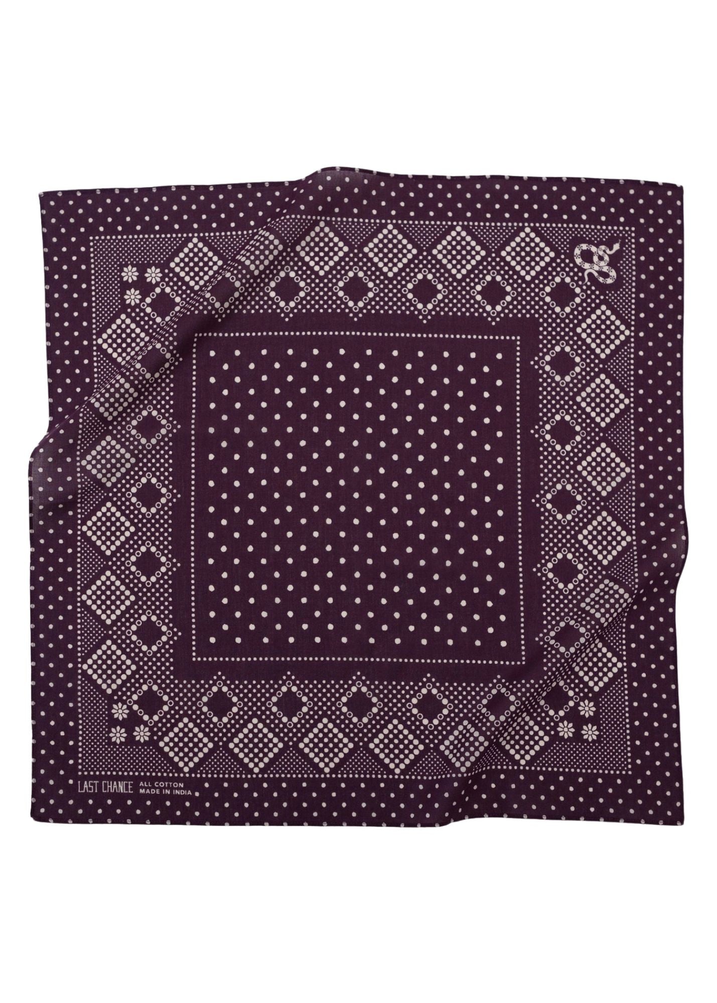 LAST CHANCE TEXTILES COTTON BANDANA