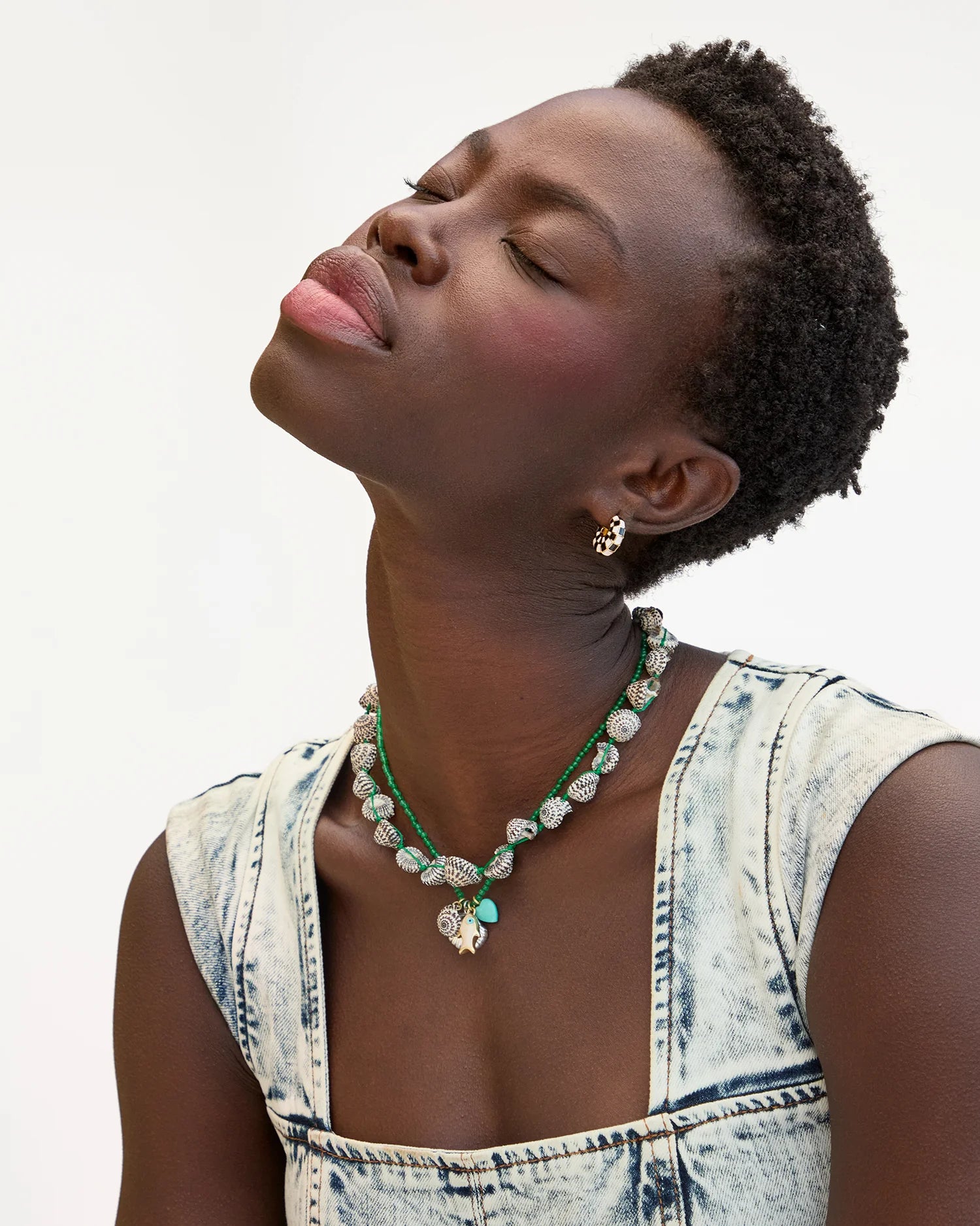 CLARE V. PETIT LE HOOP EARRINGS